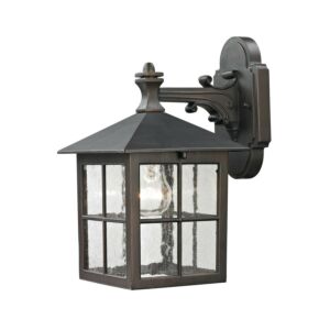 Shaker Heights 1-Light Outdoor Wall Sconce in Hazelnut Bronze