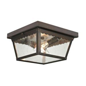 Springfield 2-Light Flush Mount in Hazelnut Bronze