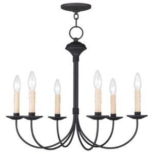 Heritage 6-Light Chandelier in Black