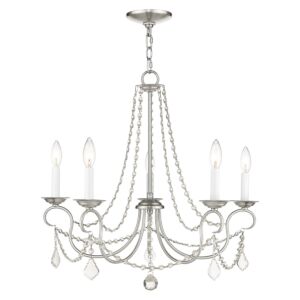 Pennington 5-Light Chandelier in Brushed Nickel