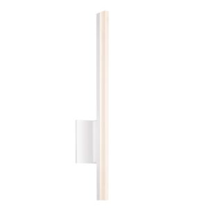 Stiletto LED Wall Sconce in Satin White