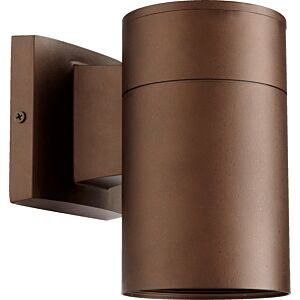 Cylinder 1-Light Wall Mount in Oiled Bronze