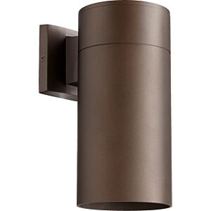 Cylinder 1-Light Wall Mount in Oiled Bronze