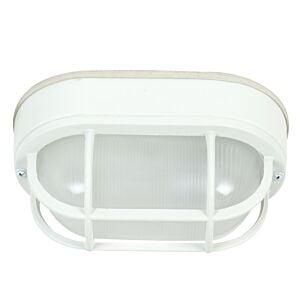 Craftmade Bulkheads 9" Outdoor Ceiling Light in Textured White