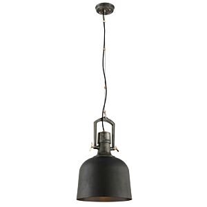 Hangar 31 1-Light Pendant in Soft Black