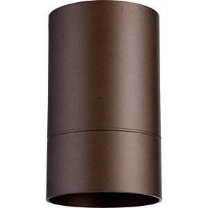 Cylinder 1-Light Ceiling Mount in Oiled Bronze