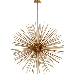 ELECTRA 10-Light Pendant in Gold Leaf