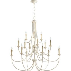 Brooks 15-Light Chandelier in Persian White