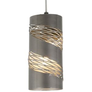 Flow 1-Light Mini Pendant in Steel