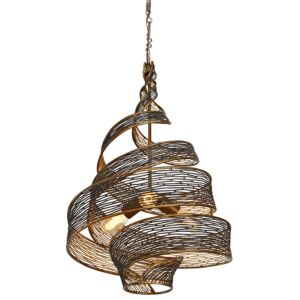 Flow 3-Light Pendant in Hammered Ore