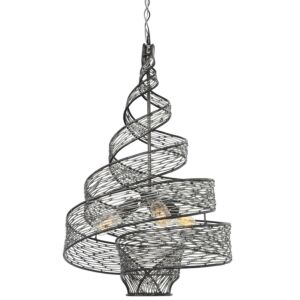 Flow 3-Light Pendant in Steel