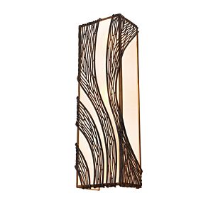 Flow 3-Light Wall Sconce in Hammered Ore