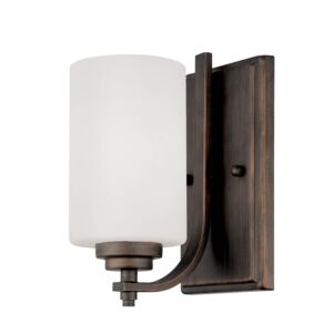 Bristo 1-Light Wall Sconce in Satin Nickel