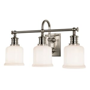 Keswick 3-Light Bathroom Vanity Light Bracket in Satin Nickel