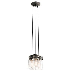 Brinley 3-Light Pendant in Olde Bronze