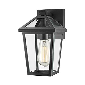 Z-Lite Talbot 1-Light Outdoor Wall Sconce In Black