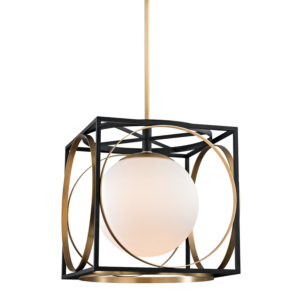  Wadsworth Pendant Light in Aged Brass