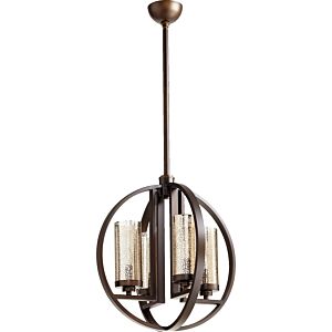 Julian 4-Light Chandelier in Oiled Bronze