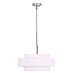 Meridian 4-Light Pendant in Brushed Nickel