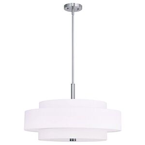 Meridian 5-Light Pendant in Brushed Nickel