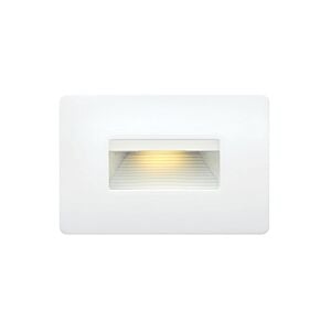 Luna LED Step 120V LED Step Light in Satin White