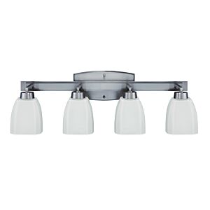 Bridwell 4-Light Bathroom Vanity Light in Brushed Nickel