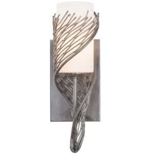 Flow 1-Light Wall Sconce in Steel