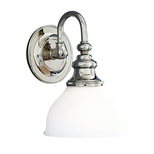 Hudson Valley Sutton 7 Inch Bathroom Vanity Light in Polished Nickel