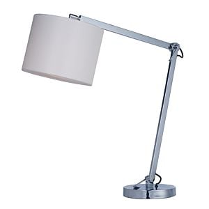 Hotel 1-Light LED Table Lamp in Polished Chrome