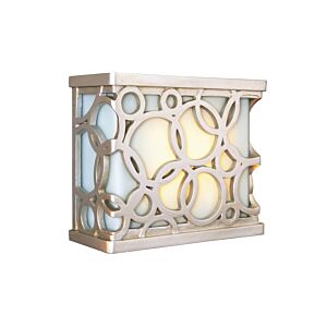 Designer-Chime Illuminated 1-Light Hand-Carved Circular Lighted Chime in Brushed Nickel