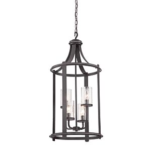 Palencia 4-Light Foyer Pendant in Artisan Pardo Wash