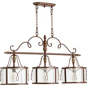 Salento 3-Light Island Pendant in Vintage Copper