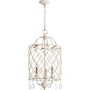 Venice 3-Light Entry Pendant in Persian White