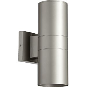 Cylinder 2-Light Wall Mount in Graphite