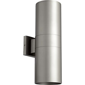 Cylinder 2-Light Wall Mount in Graphite