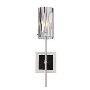 Chroman Empire 1-Light Wall Sconce in Chrome