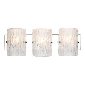 Brilliance 3-Light Bathroom Vanity Light in Chrome