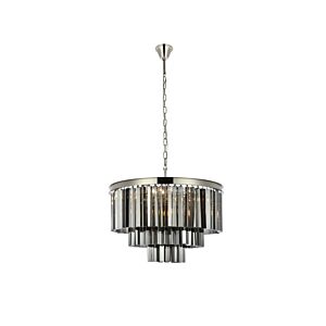 Sydney 9-Light Chandelier in Polished Nickel