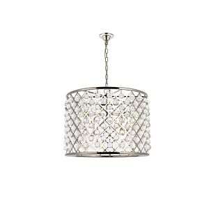 Madison 8-Light Chandelier in Polished Nickel