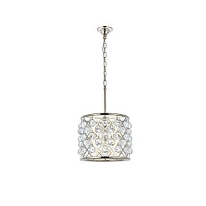 Madison 4-Light Pendant in Polished Nickel