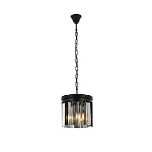 Sydney 3-Light Pendant in Matte Black