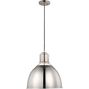 Visual Comfort Studio Huey Pendant Light in Brushed Nickel