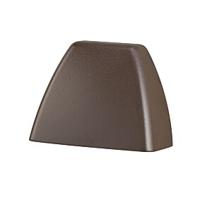 1-Light LED Deck Light in Textured Architectural Bronze