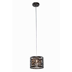 Inca 1-Light LED Mini Pendant in Bronze