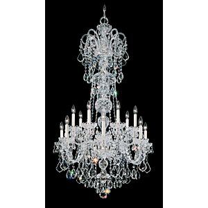 Olde World 14-Light Chandelier in Silver