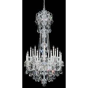 Olde World 18-Light Chandelier in Silver