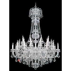 Olde World 5-Light 4 Chandelier in Silver