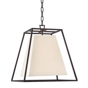 Kyle 4-Light White Shade Pendant Light