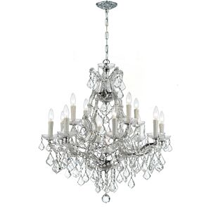 Maria Theresa 13-Light Chandelier in Polished Chrome