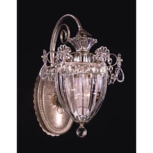 Bagatelle 1-Light Wall Sconce in Antique Silver